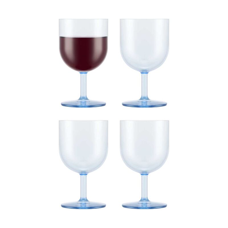 Bodum Oktett 4Pc Durable Red Wine Glass 0.25L - Blue Moon image number 0